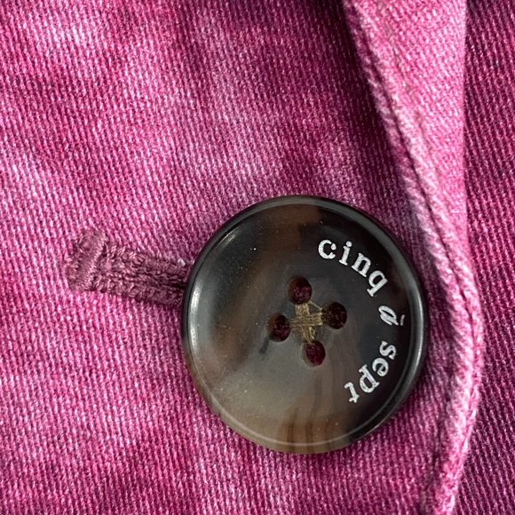 Cinc a Sept Tie Dye Blazer in Red Purple US2 - R232 - Picture 7 of 9